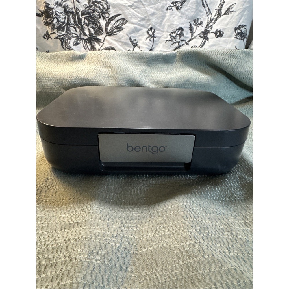 Bentgo Dark Gray Silver Lunch Box Compartments BPA Free